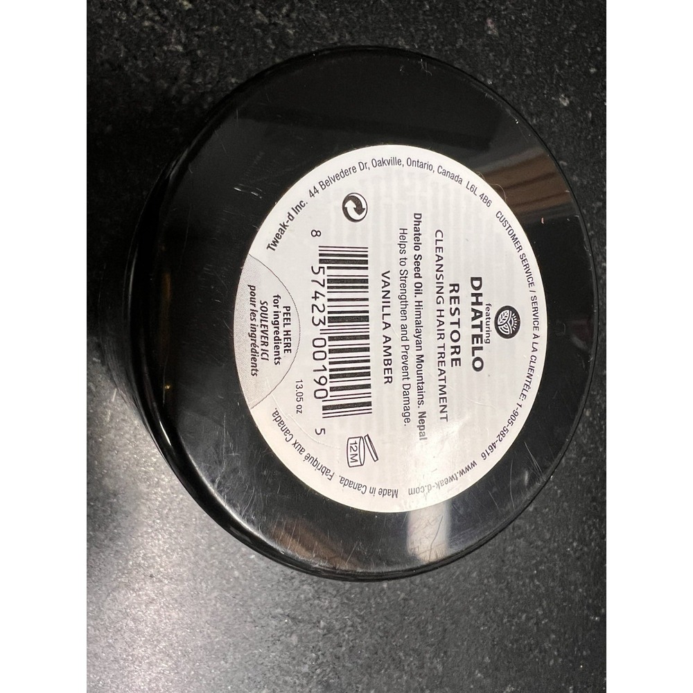 Tweak'd W/ Dhatelo Restore Cleansing Hair Treatment Amber Vanilla 13.05 Fl Oz - Picture 4 of 5